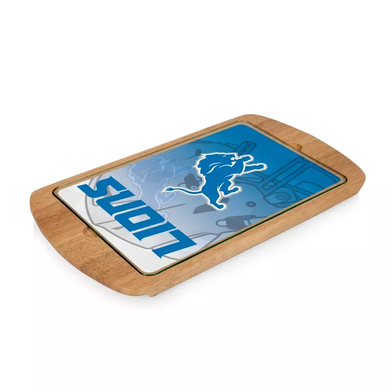 Detroit Lions – Billboard Glass Top Serving Tray