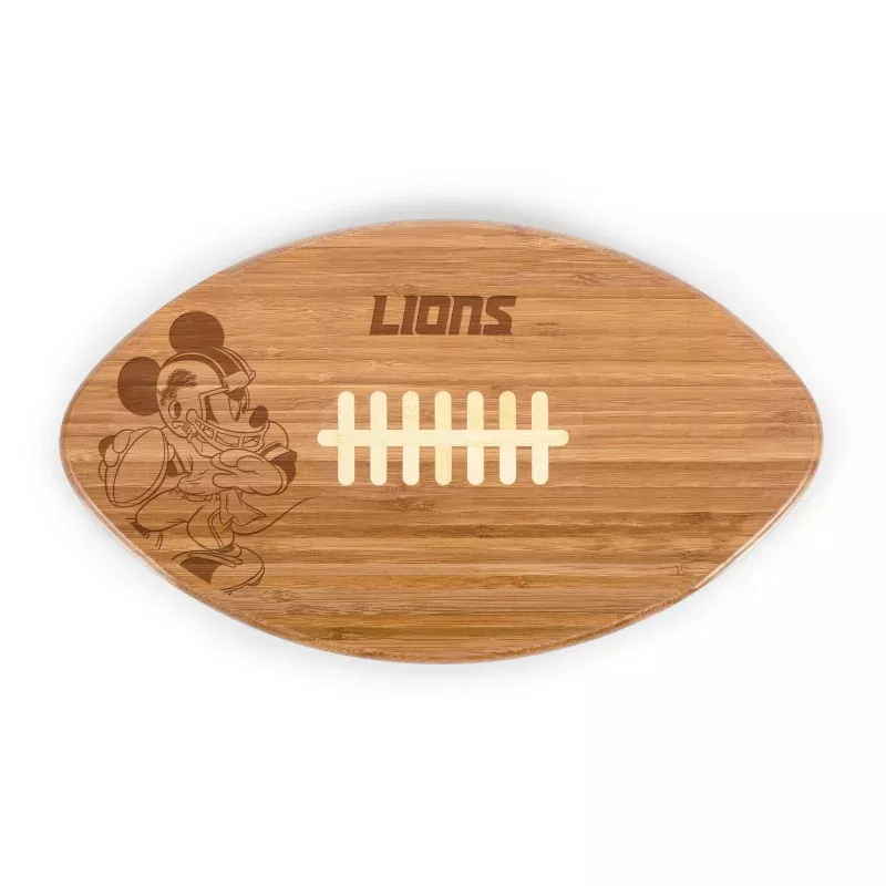 Detroit Lions Mickey Mouse – Touchdown! Football Cutting Board & Serving Tray