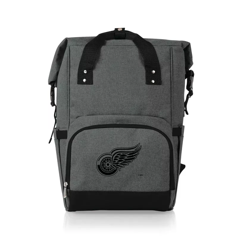 Detroit Red Wings – On The Go Roll-Top Backpack Cooler