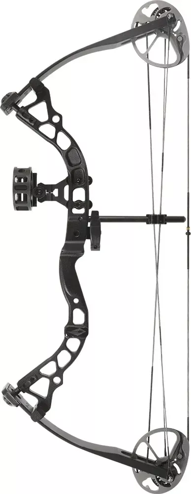 Diamond Atomic Youth Compound Bow Package 6-29lb RH Black B12982
