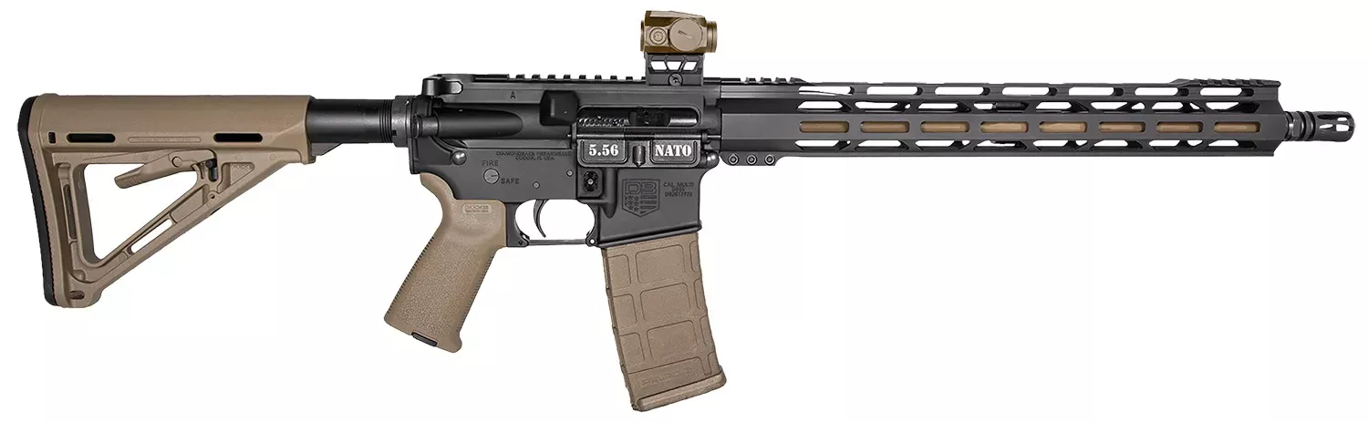 Diamondback DB15 Carbon Series 5.56 NATO Tactical Rifle 16″ Flat Dark Earth/Black DB175AK222