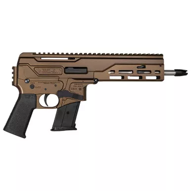 Diamondback DB1614L071 DBX 5.7x28mm 20+1 8" Stainless Threaded Barrel, M-LOK Handguard, Midnight Bronze Cerakote Aluminum Picatinny Rail Receiver, Black Magpul K Grip