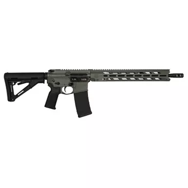 Diamondback DB1784K791 DB15 Obsidian 5.56 NATO 30+1 16" Black Nitride Threaded Barrel, Jungle Green Cerakote Picatinny Rail Aluminum Receiver, Magpul CTR Black Synthetic Stock & Magpul MOE K2 Grip