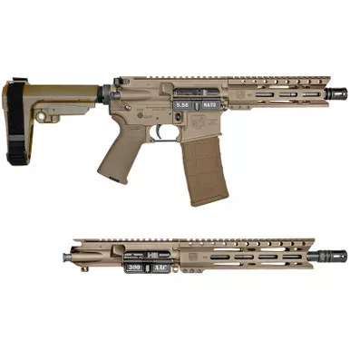 Diamondback DB195AK061 DB15 5.56/300BLK 30rd 7"/10" Black Nitride Flat Dark Earth Flat Dark Earth Magpul Grip