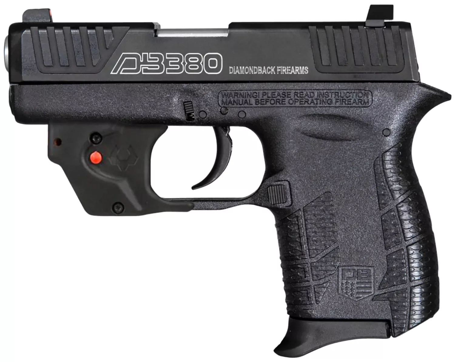 Diamondback Gen4 w/Viridian Laser .380ACP Pistol 2.80" 6+1 DB0101E002