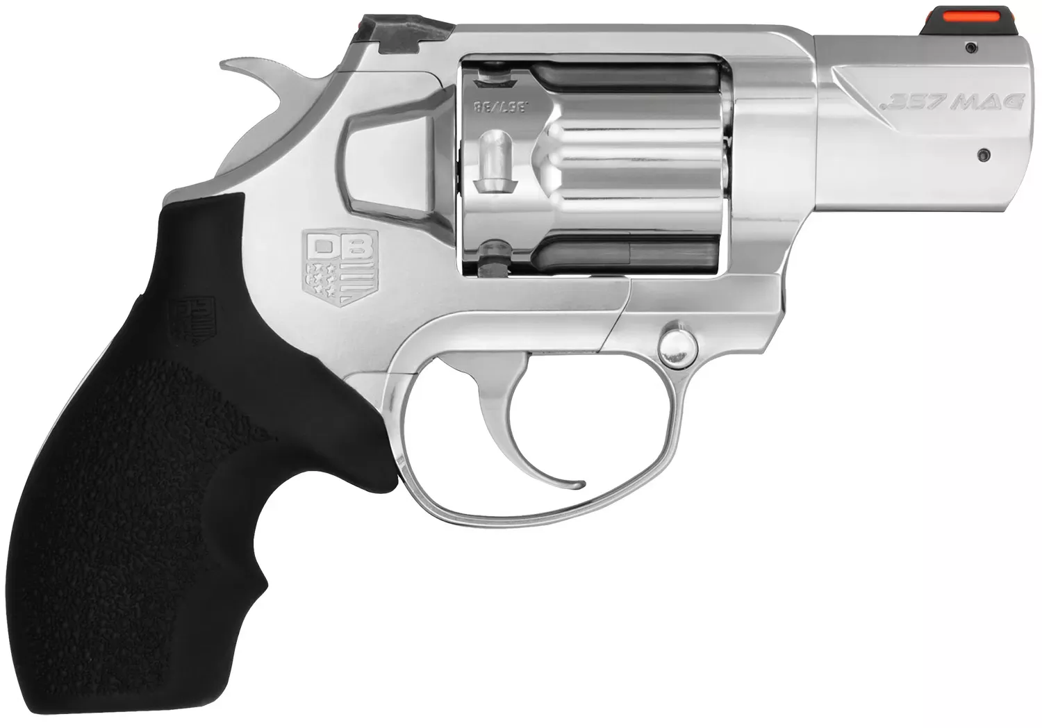 Diamondback SDR 357 Mag Revolver6rd 2″ Polished Stainless Steel Target Crown Barrel DB0700S701