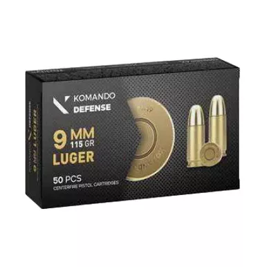 Dickinson LLC BRASS9mm Luger115gr Full Metal Jacket 50 Per Box/20 Case