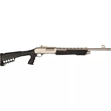 Dickinson LLC XX3DM18 XX3D Marine Tactical 12 Gauge Pump 3" 5+1 18.50" Vent Rib Barrel, Receiver w/Picatinny Rail, Fixed w/Shell Carrier Black Synthetic Stock, Black Pistol Grip