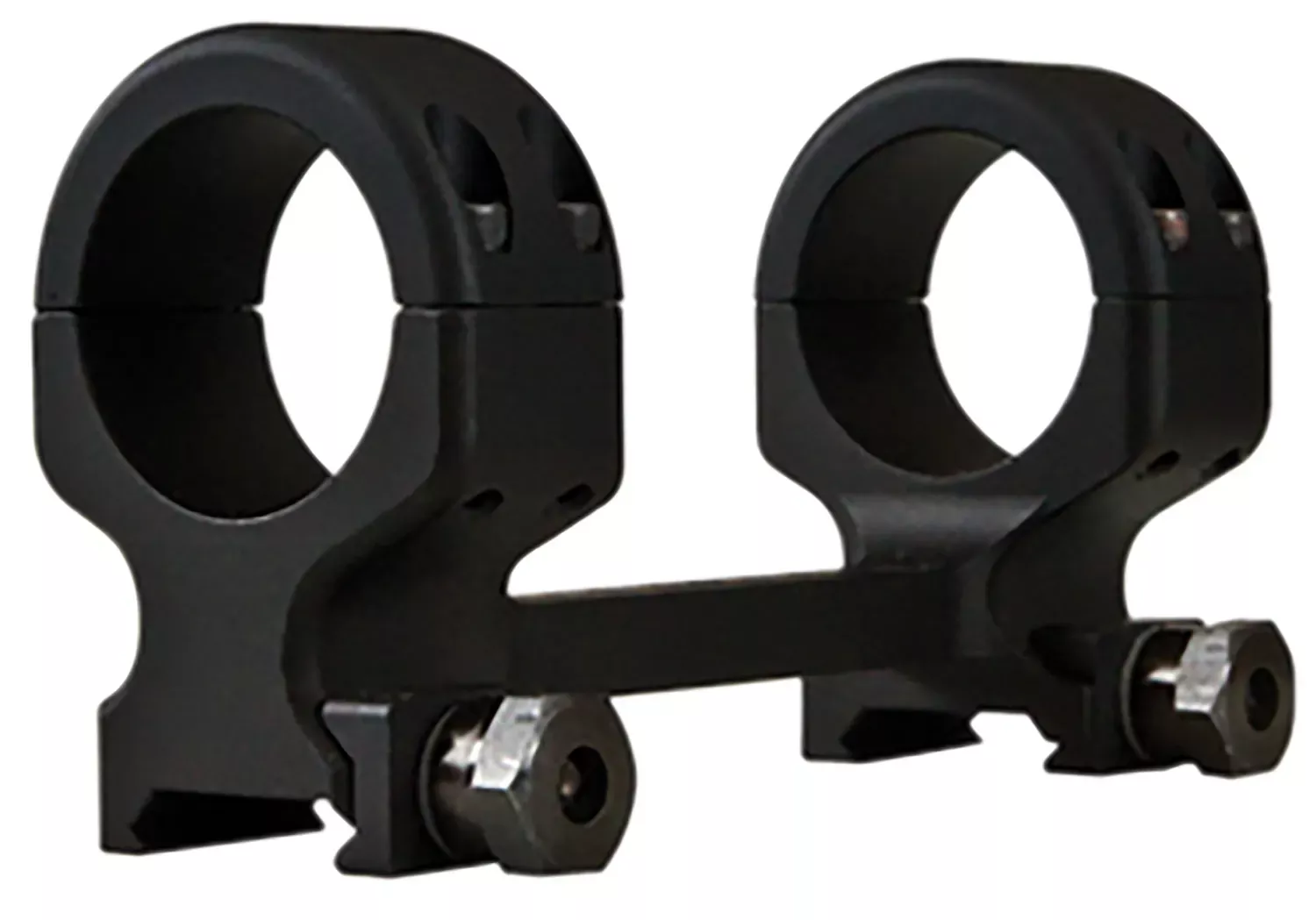 DNZ Freedom Reaper Rings/Base Picatinny Rail Medium 1" Black 10PTM