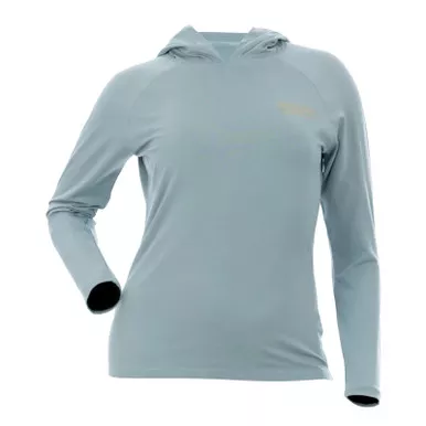 DOING SOMETHING GREAT Women's Bamboo Long Sleeve Hooded Shirt