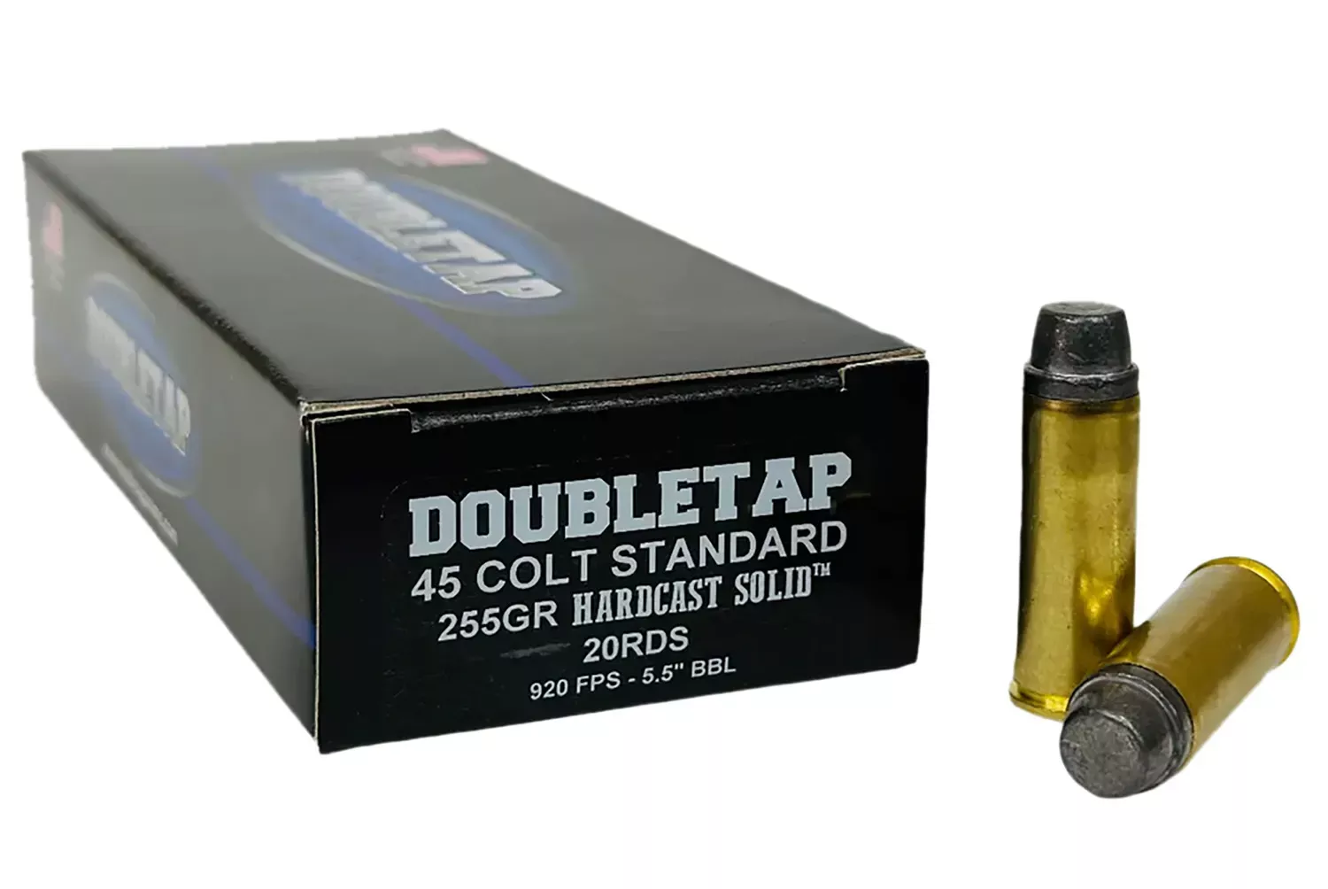 DoubleTap 45 Colt Ammo 225 Grain Hardcast Solid 20 Rounds 45CS255HC
