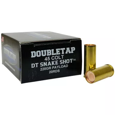 DoubleTap Ammunition 45CSSS2 Snake Shot 45Colt 220gr 20 Per Box/50 Case