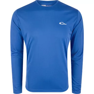 DRAKE Men's Icon Americana Long Sleeve Performance Crew Shirt (DS9550)