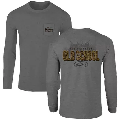 DRAKE Men's Old School Original LS T-Shirt (DT9809)