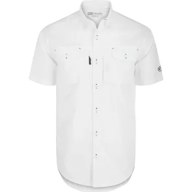 DRAKE Mens Wingshooter Trey Cotton Solid SS Shirt (DS2620)