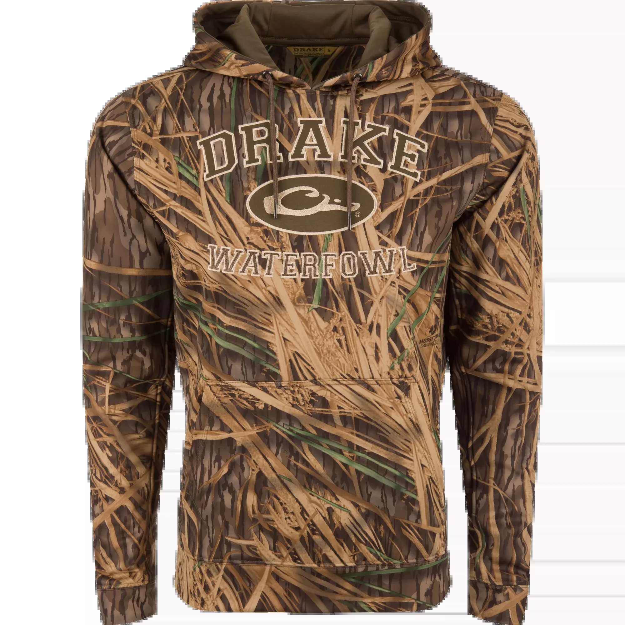 Drake MST Performance Logo Fleece-Lined Camo Hoodie
