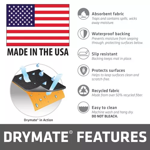 Drymate Cleaning Pad 16″x20″ – Pistol Size Charcoal