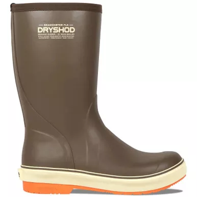 DRYSHOD Men's Seamonster FLX Brown/Cream/Orange Mid Boots (SMX-MM-BR)