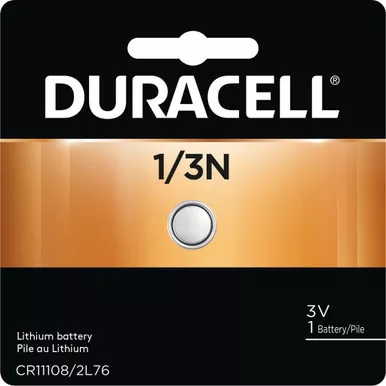 Duracell 41333113104 Lithium Battery DL1/3N, Silver, 1 Pack