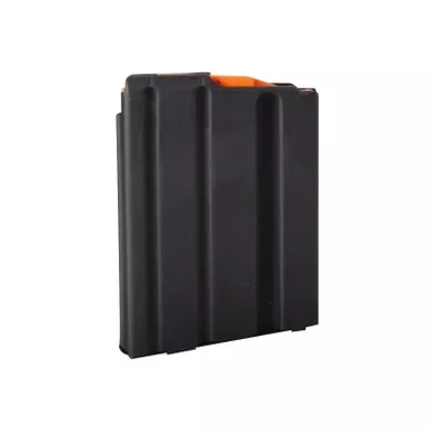 DuraMag 5X23041188CPD SS 5rd 223 Rem/300 Blackout/5.56x45mm NATO for AR-15 Black w/ Orange Follower Detachable
