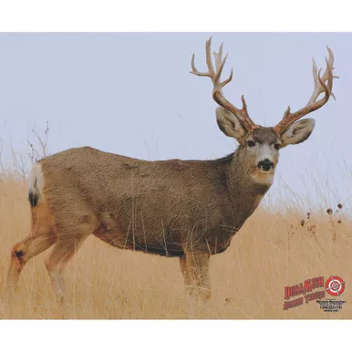 DuraMesh DM216 Archery Target Mule Deer, 2.25 x 32 Inches, Brown