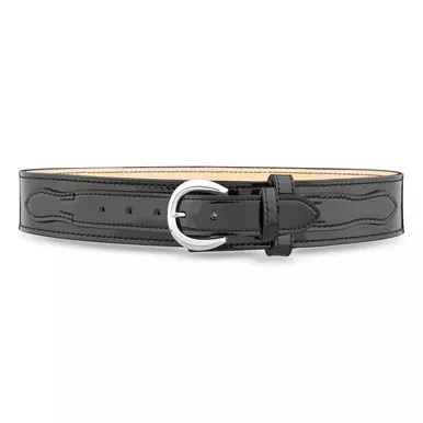 Dutyman 1131 2-1/4" High-Gloss Leather River Belt, Black