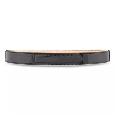 Dutyman 1331 1-1/2" High-Gloss Leather Hook & Loop Tip Garrison Belt, Black