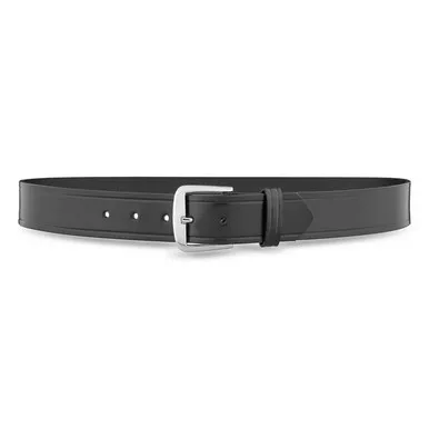 Dutyman 1511T 1-1/2" Plain Leather Thick Garrison Belt, Black