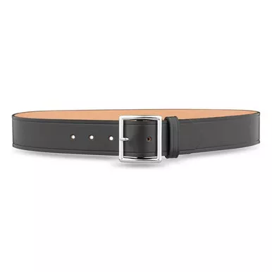 Dutyman 1611 1-3/4" Plain Leather Garrison Belt, Black