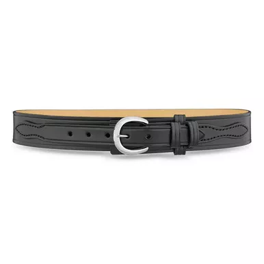 Dutyman 1711 1-3/4" Plain Leather Ranger Belt, Black