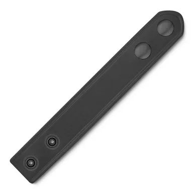Dutyman 2311 1-1/4" Plain Leather Belt Keeper, Black