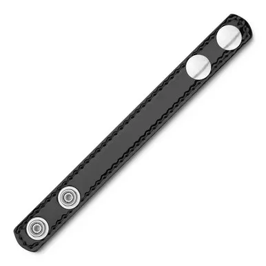 Dutyman 2431 3/4" High-Gloss Leather Belt Keeper, Black