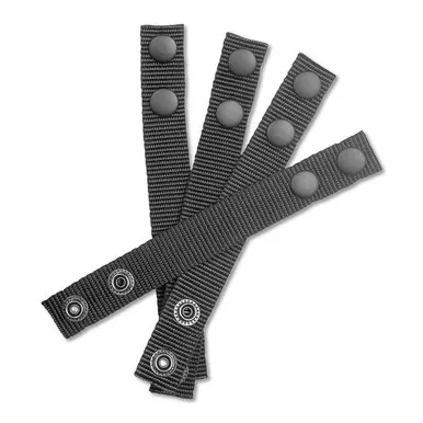 Dutyman 2441 Nylon Keepers for 2" Belt, Black, 4-Pack