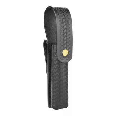 Dutyman 2821 Basketweave Leather Streamlight Stinger Classic Flashlight Holder, Black