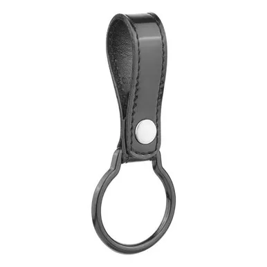 Dutyman 3031 High-Gloss Leather D Cell Flashlight Strap, Black