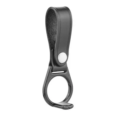 Dutyman 3211 Plain Leather PR24 Holder with Black Plastic Ring