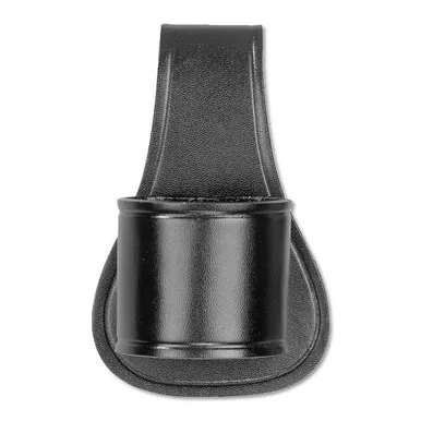 Dutyman 4511 Plain Leather "D" Cell Flashlight Holder, Black