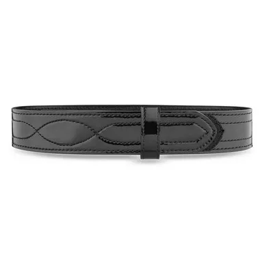 Dutyman 5031 2-1/4" High-Gloss Leather Buckleless Outer Belt, Black