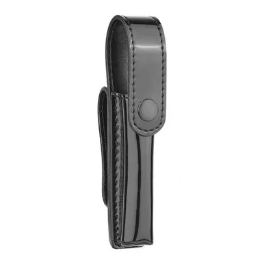 Dutyman 6831 High-Gloss Leather Mini Mag Flashlight Holder, Black