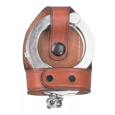 Dutyman 9812C Brown Leather Bikini Cuff Case