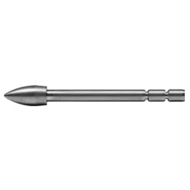 Easton 202197 X10 3.2mm Tungsten Points 100 Grain, Silver, 12 Pack