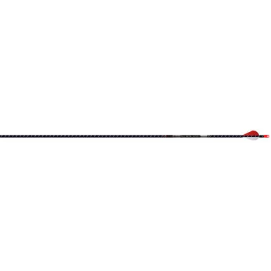 Easton 301239 5mm FMJ Arrows with Half Outs, 500 Spine, Black, 6 Pack