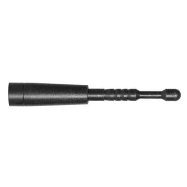 Easton 529732 4mm 8-32 Aluminum Half Outs, 35 Grain, Black, Size #4, 12 Pack
