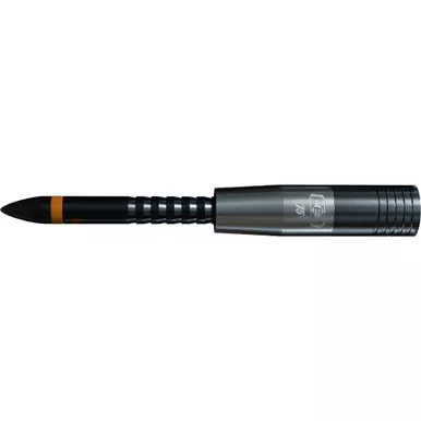 Easton 601412 4mm Match Grade Half Steel Half Outs, 75 Grain, Black, Size#1, 6 Pack