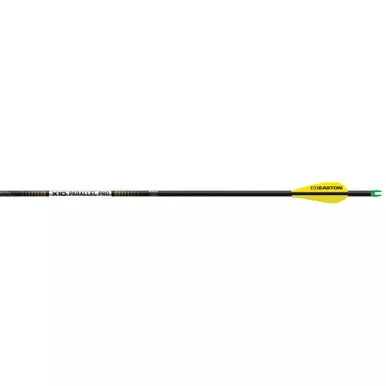 Easton 701336 X10 Parallel Pro Arrows 340 AAE Hybrid 26 Vanes, Black, 6 Pack
