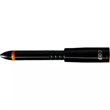 Easton 701911 5mm Match Grade Aluminum Half-Outs, 55 Grain, Black, Size #1, 6 Pack