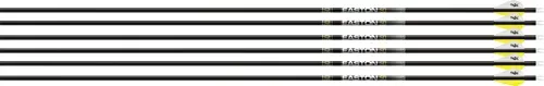 Easton Archery Easton 5.0 340 Arrows 2" Blazer Halfouts 6PK Black 102046