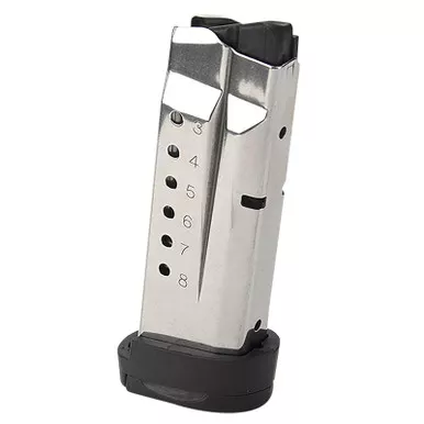 Ed Brown RMPMAG8SHIELD M&P 8rd Extended 9mm Luger Fit S&W M&P Shield Stainless Steel