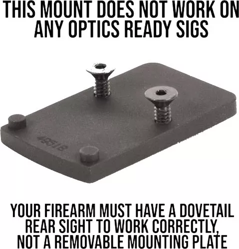 Egw Scope Mount Trijicon Rmr - For Sig P220-229 & 320 Black