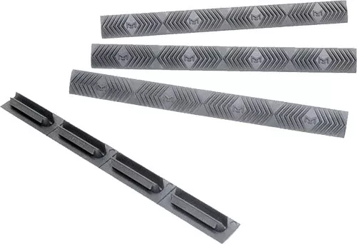Ergo Grip Rail Cover Wedge Lok - M-lok Compatible Grey 4 Pack